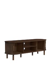 Birlea Walnut Effect Axel Small Fluted TV Unit - Image 9 of 9