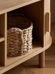 Birlea Oak Effect Axel Small Fluted TV Unit - Image 3 of 8