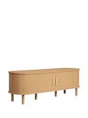 Birlea Oak Effect Axel Small Fluted TV Unit - Image 5 of 8