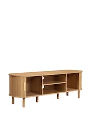 Birlea Oak Effect Axel Small Fluted TV Unit - Image 6 of 8