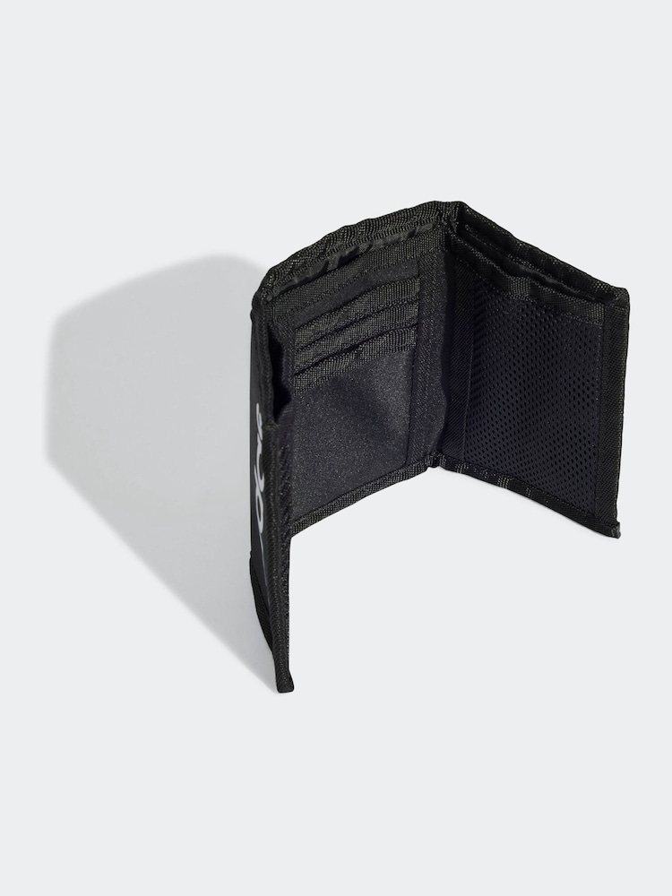 adidas Black Linear Wallet - Image 3 of 4