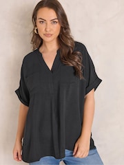 Evans Black Utility Shirts 2 Pack - Image 2 of 5