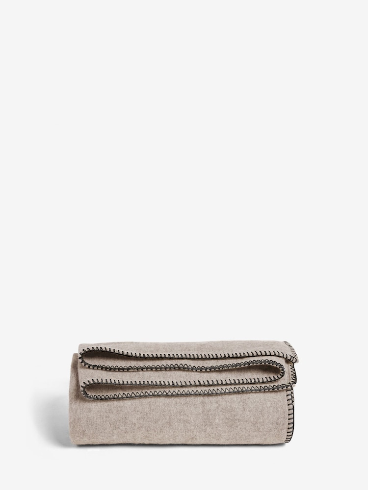 Покрывало из кашемира с декоративными строчками Collection Luxe - Image 6 of 6