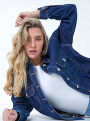 Dusk Blue Relaxed Denim Jacket - Image 5 of 5