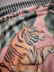 Tiger Plush Fleece Throw - Imagem 3 de 5