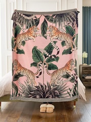 Tiger Plush Fleece Throw - Imagem 4 de 5
