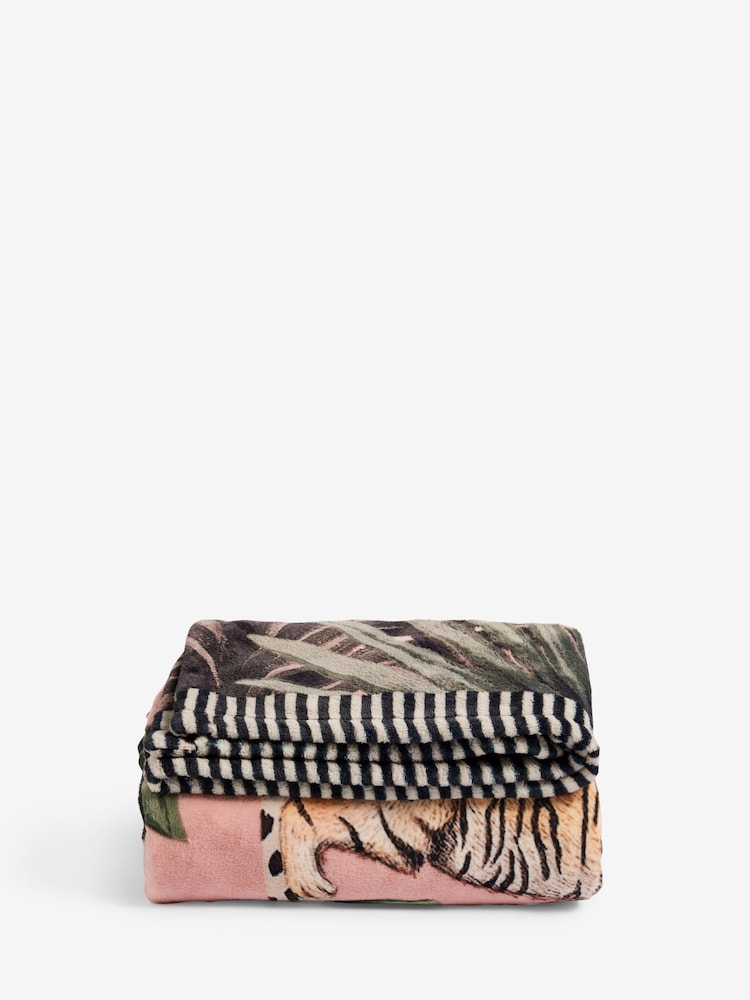Tiger Plush Fleece Throw - Imagem 5 de 5