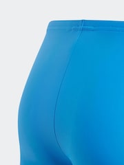 Azul - adidas Performance Big Bars Swim Boxer Shorts - Imagen 3 de 5