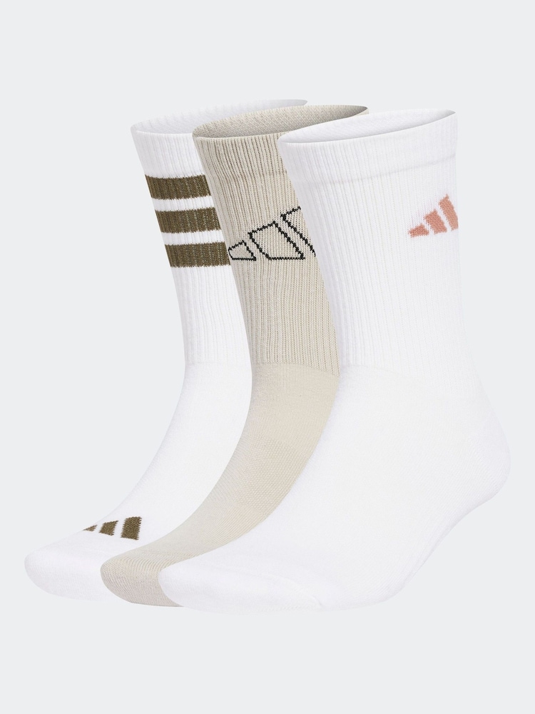 3 пары носков с логотипом adidas - Изображение 2 из 5