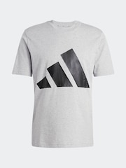 adidas Grey 100% Cotton T-Shirt - Image 5 of 5