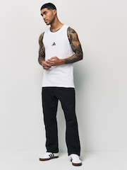 adidas White 100% Cotton Tank - Image 2 of 6