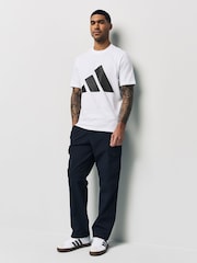 adidas White 100% Cotton T-Shirt - Image 2 of 5
