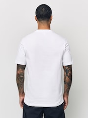 adidas White 100% Cotton T-Shirt - Image 3 of 5