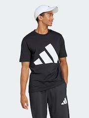 adidas Black 100% Cotton T-Shirt - Image 1 of 6
