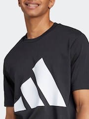 adidas Black 100% Cotton T-Shirt - Image 4 of 6