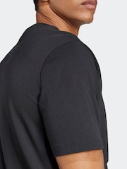 adidas Black 100% Cotton T-Shirt - Image 5 of 6