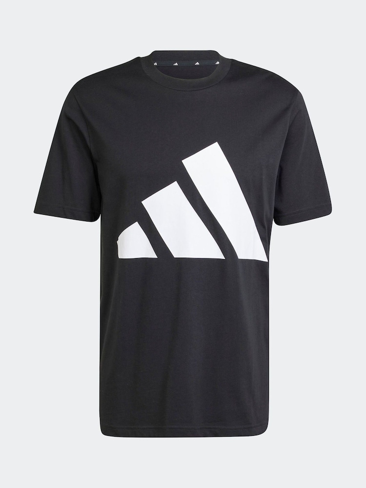 adidas Black 100% Cotton T-Shirt - Image 6 of 6