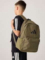 adidas Black Essentials 3 Stripes 100% Cotton T-Shirt - Image 2 of 8
