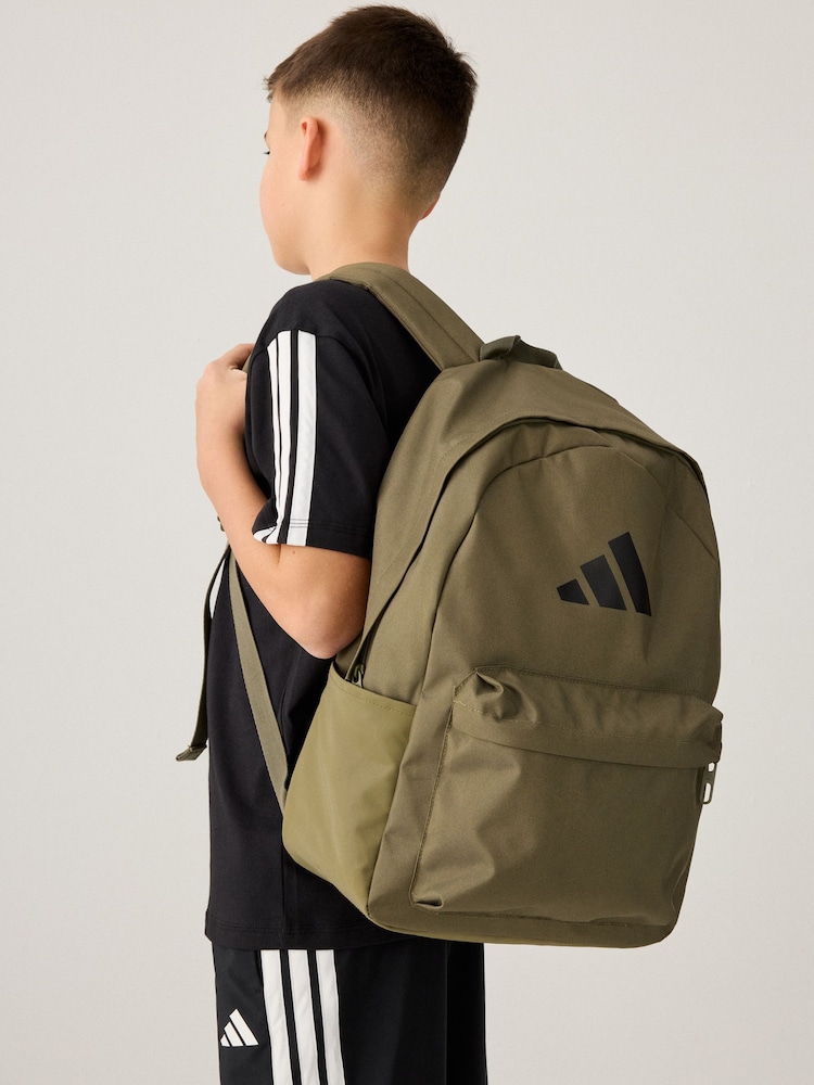 adidas Black Essentials 3 Stripes 100% Cotton T-Shirt - Image 2 of 8