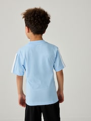 adidas Blue 100% Cotton T-Shirt - Image 2 of 5