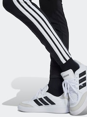 adidas Black Chrome 3 Stripe Essentials Leggings - Image 4 of 6