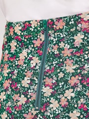 Apricot Green Printed Midi Skirt - Image 4 of 5