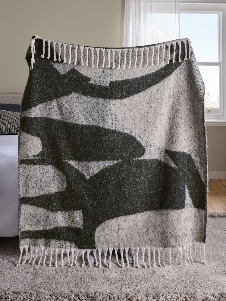 Manta aconchegante abstrata Beckett - Imagem 2 de 5