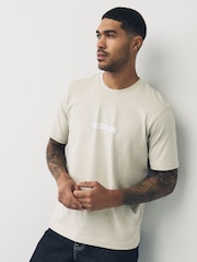 adidas Grey 100% Cotton T-Shirt - Image 1 of 5
