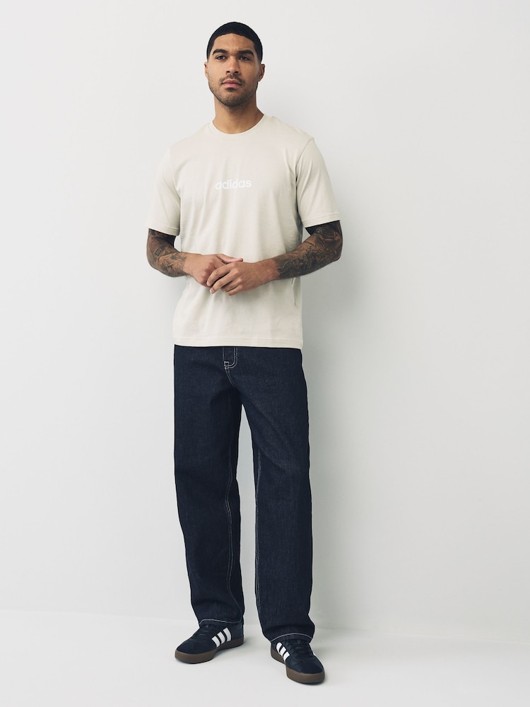 adidas Grey 100% Cotton T-Shirt - Image 2 of 5