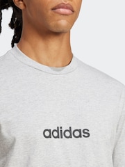 adidas Grey 100% Cotton T-Shirt - Image 4 of 6