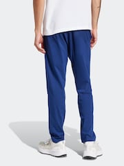 adidas Blue Small Essentials Logo Single Jersey Joggers - Image 7 of 9