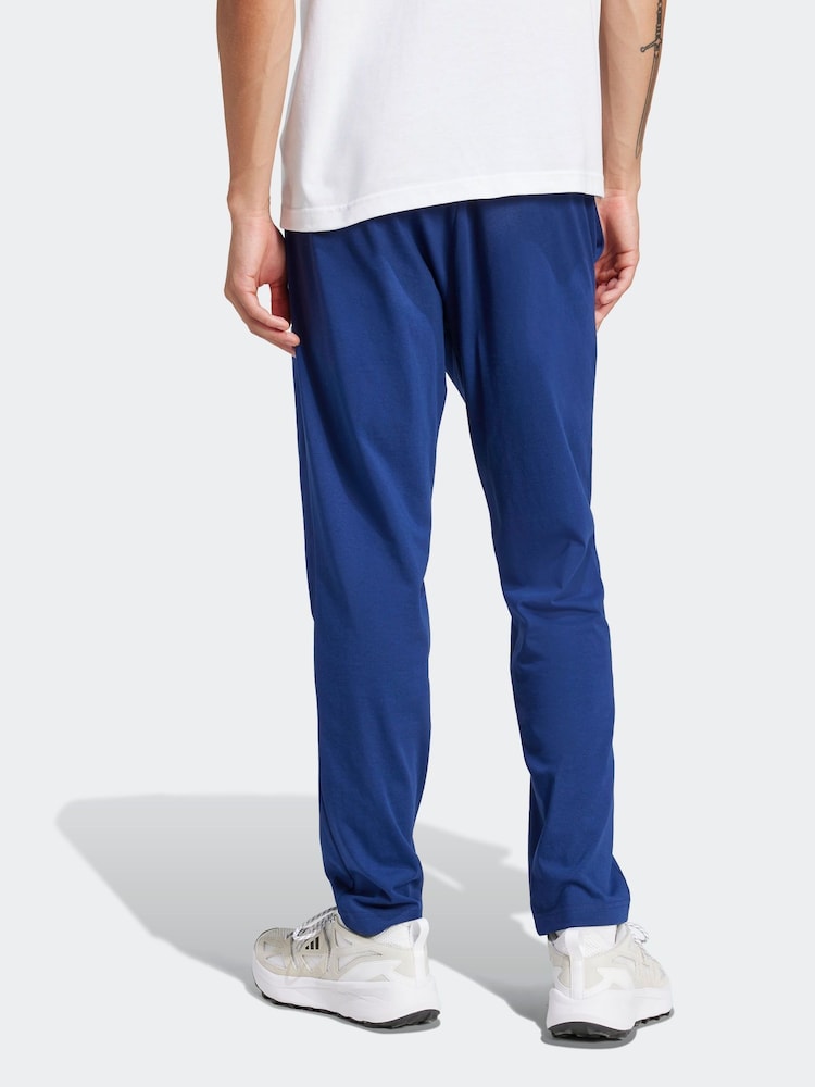 Bleu - Jogging adidas Small Essentials en jersey à logo - Image 7 of 9