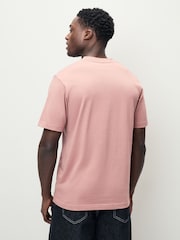 adidas Pink 100% Cotton T-Shirt - Image 3 of 5