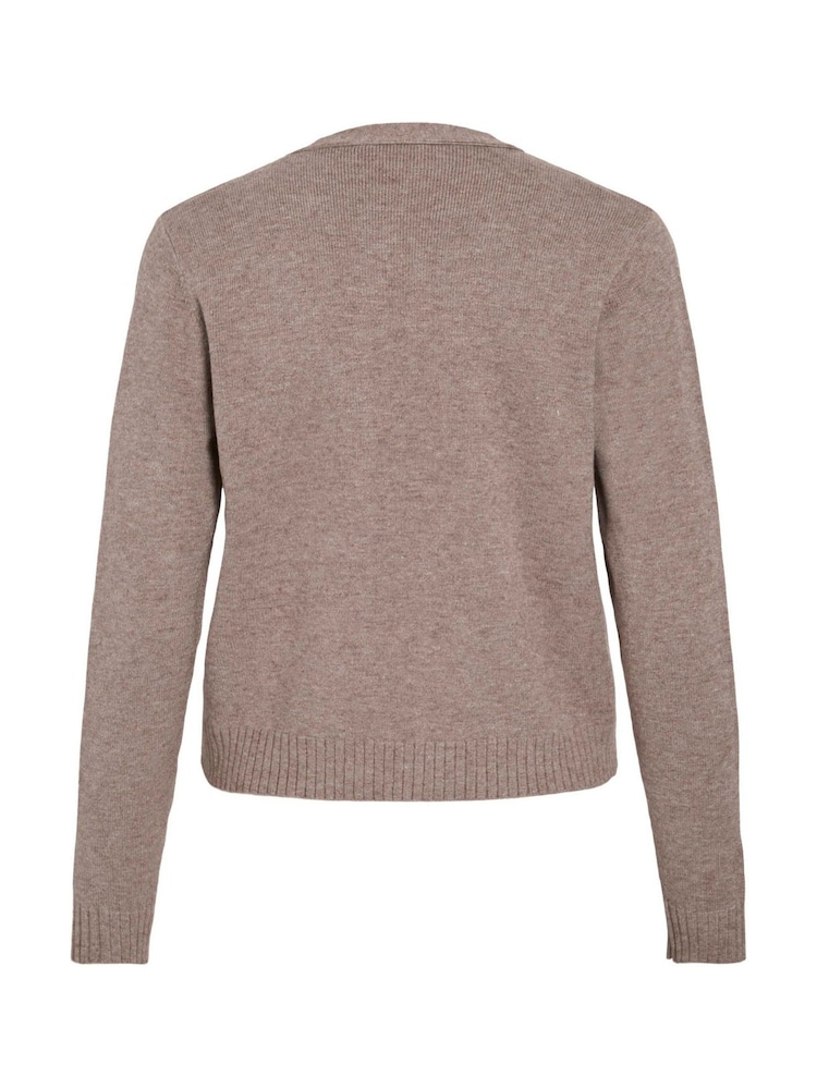 Vila Langermet Avkortet Lightweight Cardigan - Bilde 6 av 6