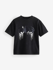 Black Licensed Flip Sequin Batman T-Shirt (3-15yrs) - Image 2 of 5