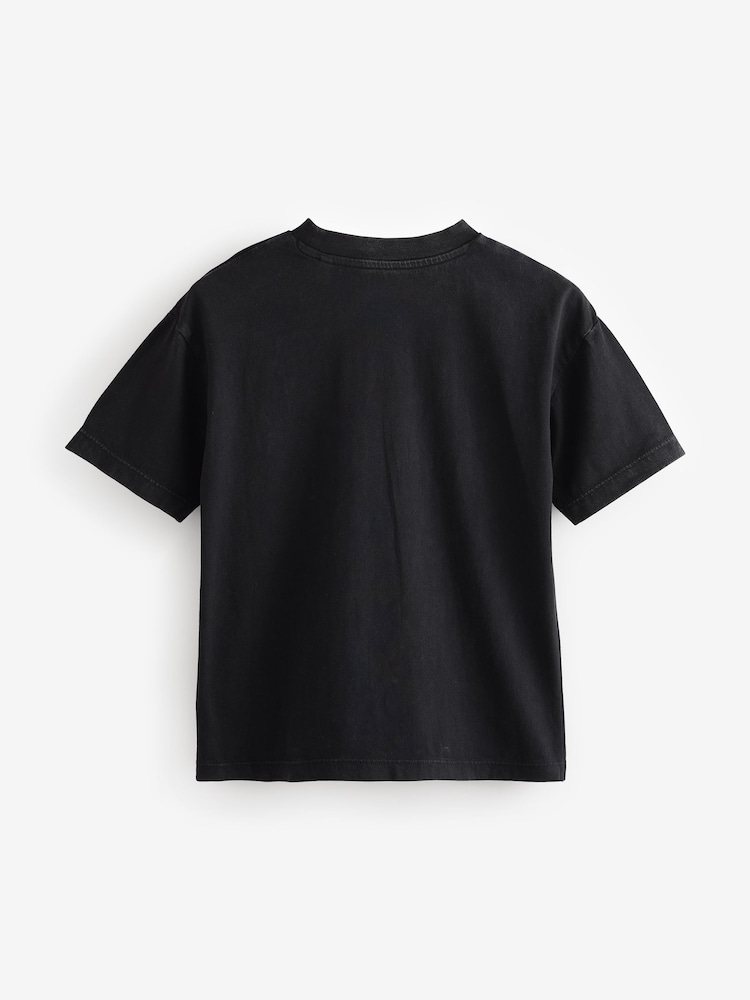 Black Licensed Flip Sequin Batman T-Shirt (3-15yrs) - Image 3 of 5