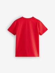 Red Spiderman Badge Applique T-Shirt (3-16yrs) - Image 2 of 4