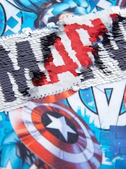 Blue Captain America T-Shirt (3-16yrs) - Image 4 of 5