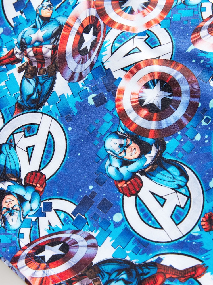 Blue Captain America T-Shirt (3-16yrs) - Image 5 of 5