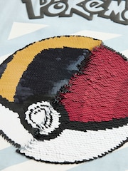 أزرق - تيشِرت بكُم قصير مزيّنة بطبعة شخصية Pokémon بترتر (4-16 سنة) - صورة 5 من 5