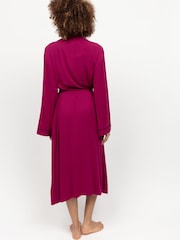 Cyberjammies Pink Jersey Long Dressing Gown - Image 2 of 4