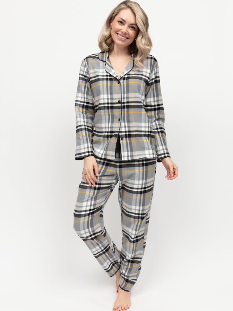 Cyberjammies – Pyjama-Set mit langen Ärmeln und Karomuster aus 100 % Baumwolle - Bild 2 von 4 Cyberjammies – Pyjama-Set mit langen Ärmeln und Karomuster aus 100 % Baumwolle - Bild 2 von 4