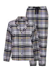 Cyberjammies – Pyjama-Set mit langen Ärmeln und Karomuster aus 100 % Baumwolle - Bild 4 von 4