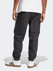 adidas Black Bar Logo Cargo Joggers - Image 2 of 6