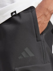 adidas Black Bar Logo Cargo Joggers - Image 4 of 6