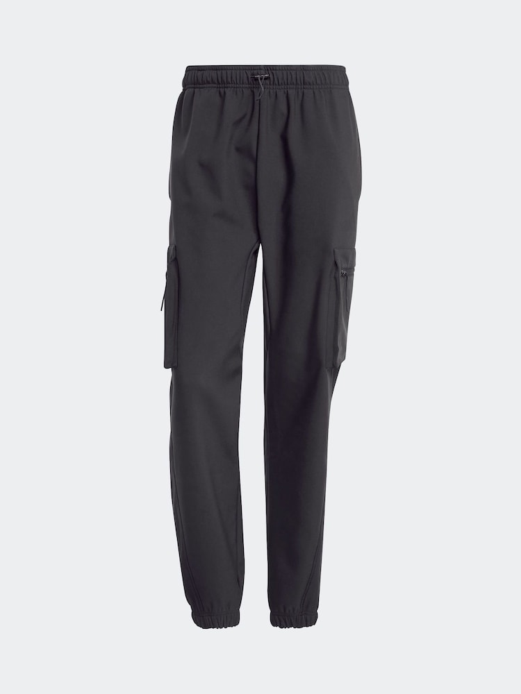 adidas Black Bar Logo Cargo Joggers - Image 6 of 6