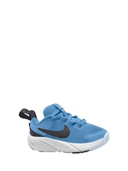 Nike Blue Beyond Infant Star Runner 4 Trainers - Image 1 of 4