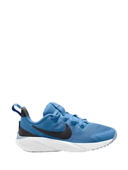 Nike Blue Beyond Junior Star Runner 4 Trainers - Image 1 of 4