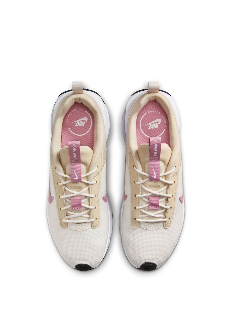 Nike Cream/Pink Air Max INTRLK Lite Trainers - Image 4 of 8