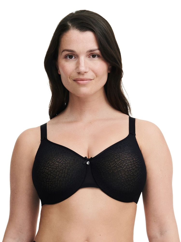 Chantelle Black Magnifique Seamless Minimiser Underwired Bra - Image 1 of 6